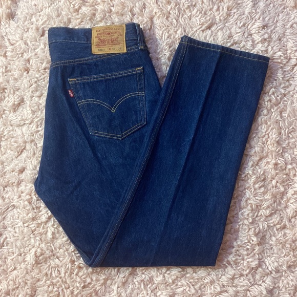 Levi’s 501 xx straight leg original fit blue jeans